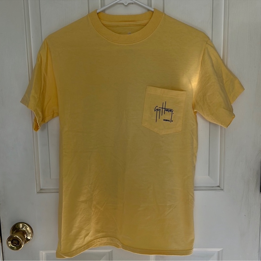 Guy Harvey Yellow Short Sleeve Tee
